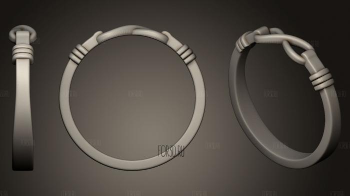 Ring 66 stl model for CNC